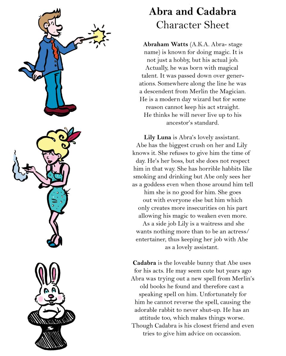 Abra and Cadabra Character Descriptions