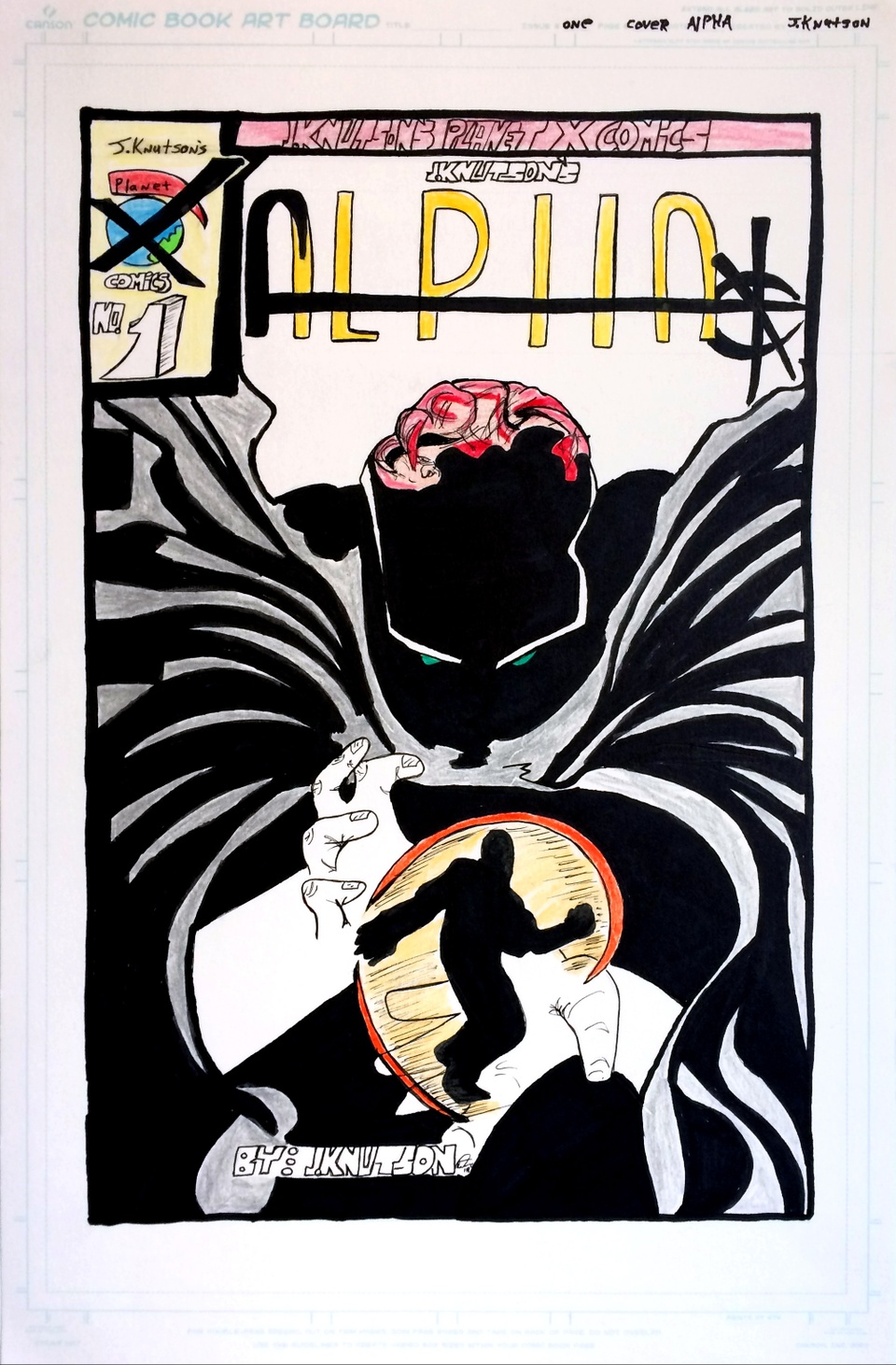 ALPHA No.1   Comic Book Cover 