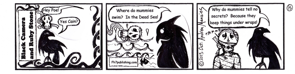 Dead Sea Comic 15 Black Camera and Ruby Stone