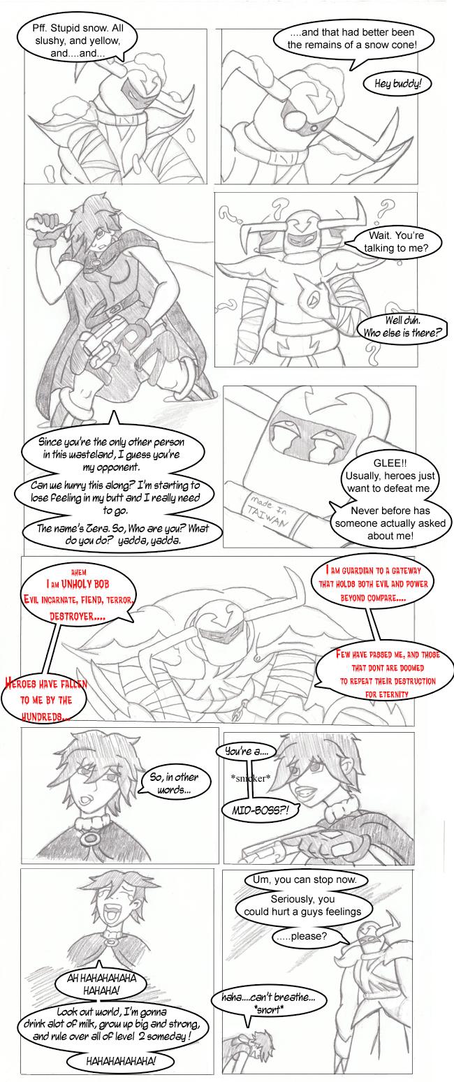 Fightsplosion: Zera vs. Unholy Bob page 1