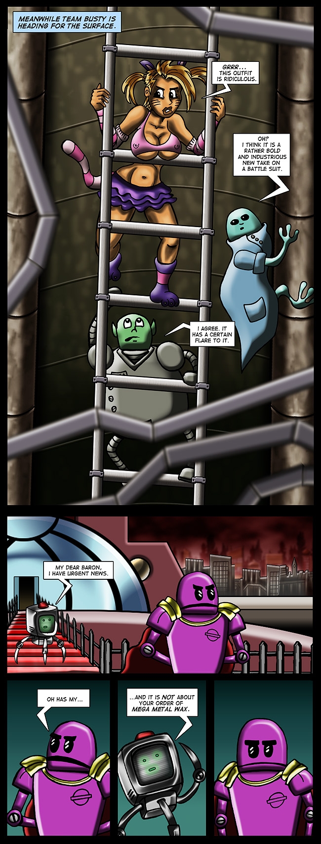 187 - Cat on a hot tin ladder