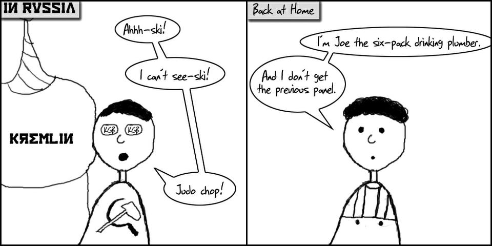 Political Humor + Absurdist Humor = ?