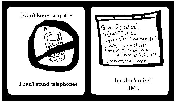 IMs over phones