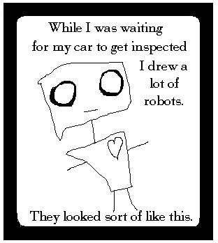 Series of Robot Drawings
