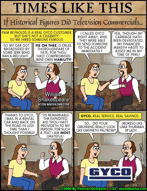 If Historical Figures Did TV Commercials (1)