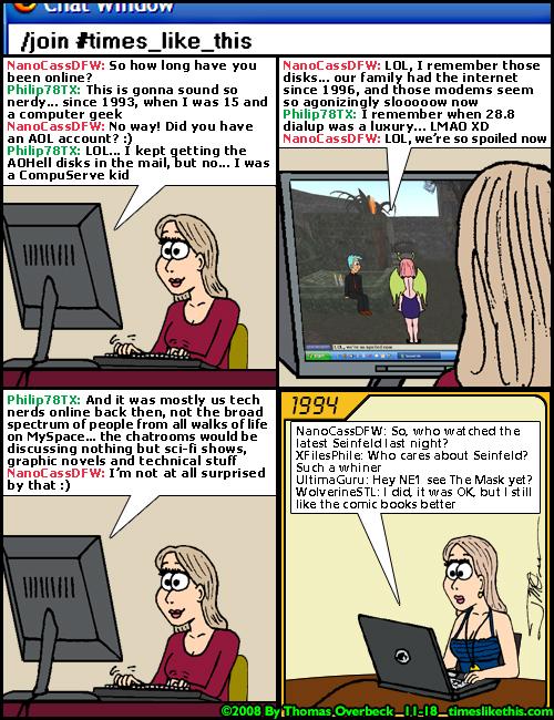 Internet Reminiscing Chat