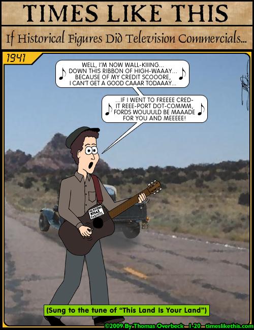 If Historical Figures Did TV Commercials (4)