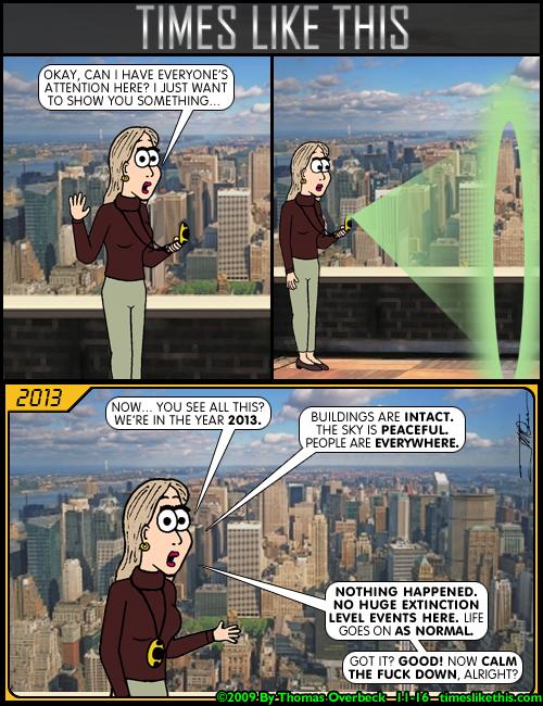 We Were Warned... That Some Folks Would Panic