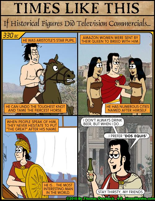 If Historical Figures Did TV Commercials (6)