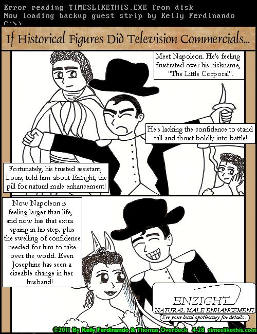 Guest If Historical Figures Did TV Commercials By Kelly Ferdinando