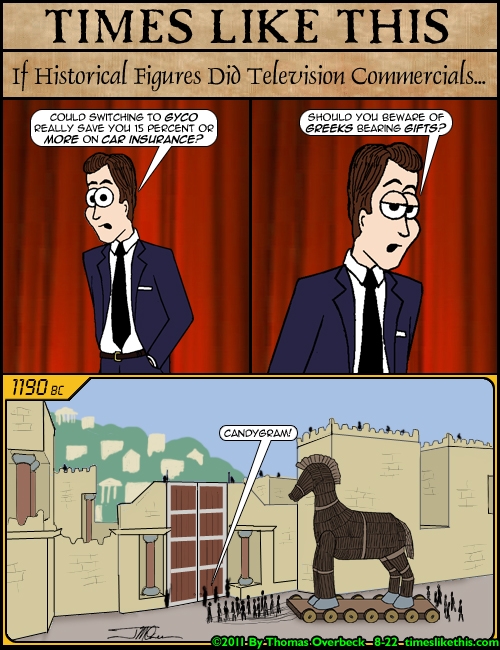 If Historical Figures Did TV Commercials (9)