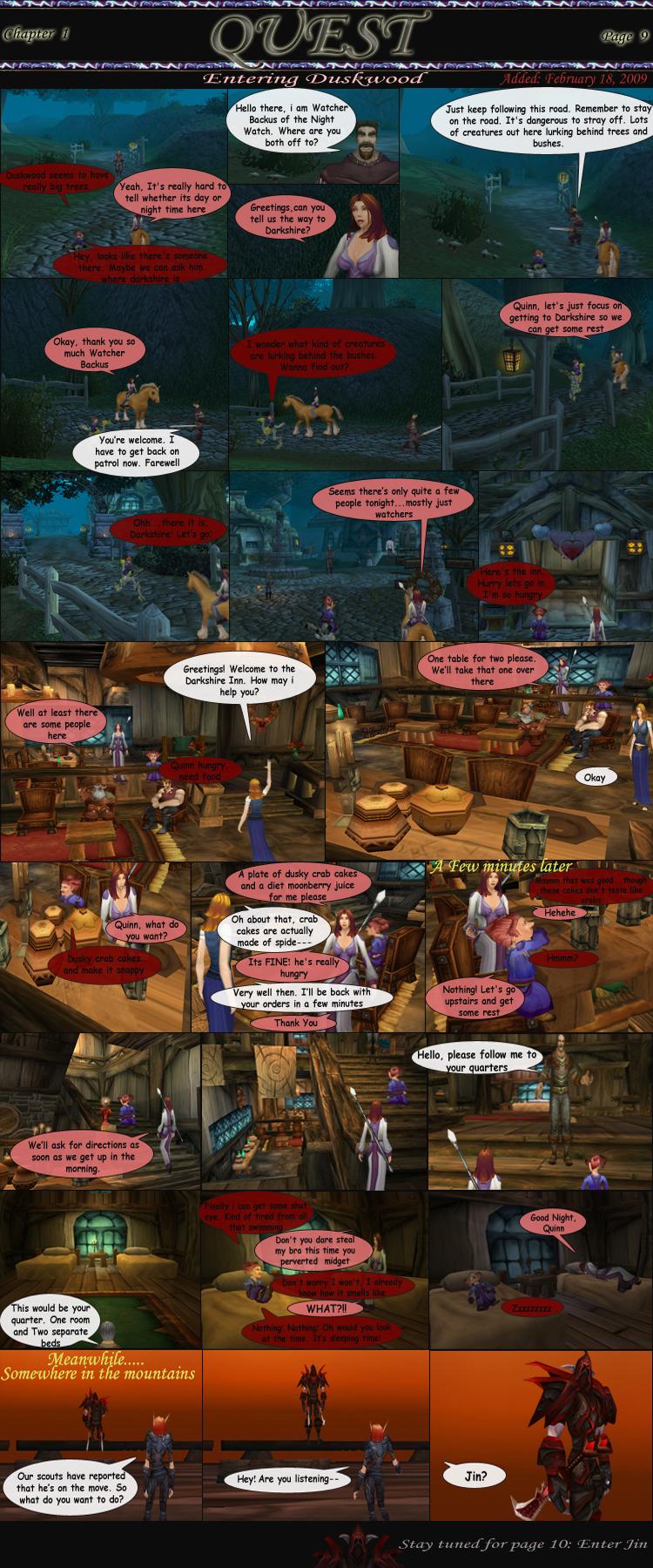 Chapter 1: Page 9 - Entering Duskwood