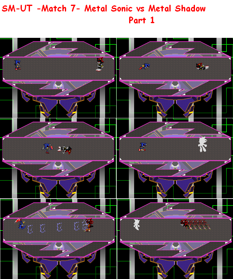 Match 7- Part 1- Metal Sonic vs Metal Shadow