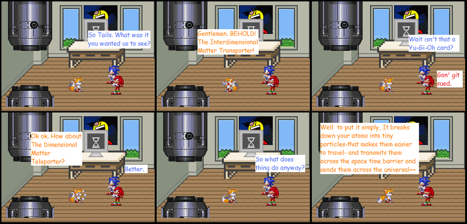 Team Sonic's Bogus Adventure 2: Copyright issues.