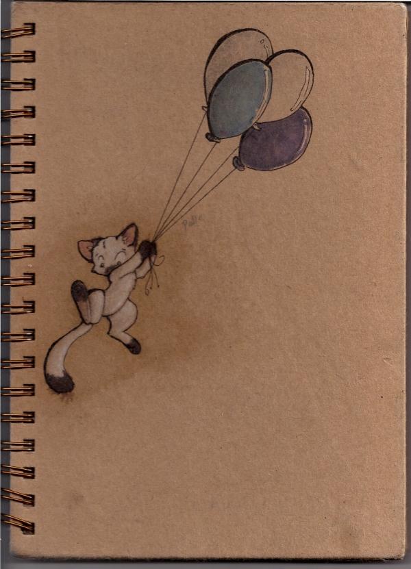 Sketchbook Cover: Floating Away