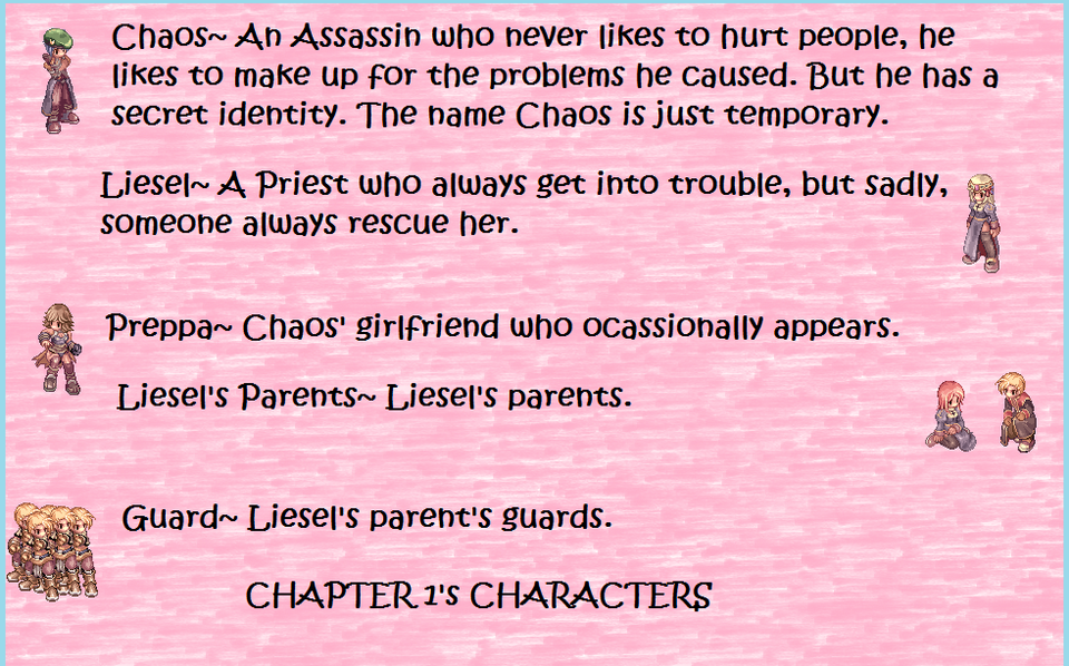 Chapter 1's Characters