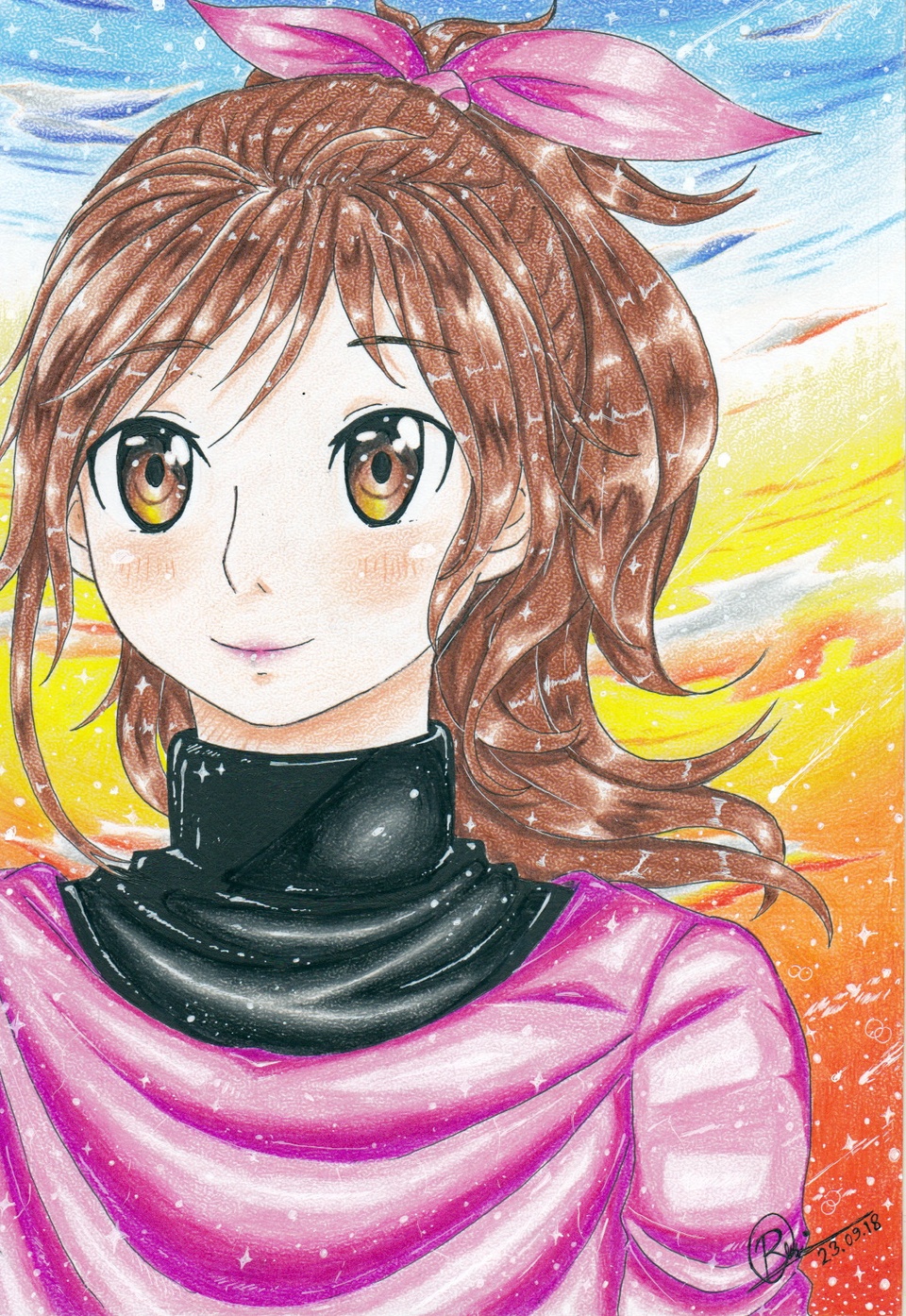 Sasha Adrene before sunset.