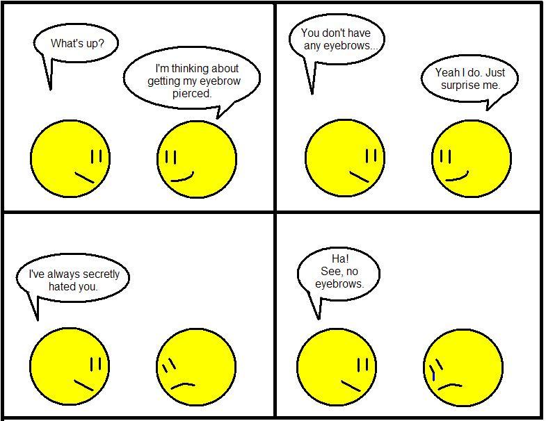 Eyebrows (alternate ending)