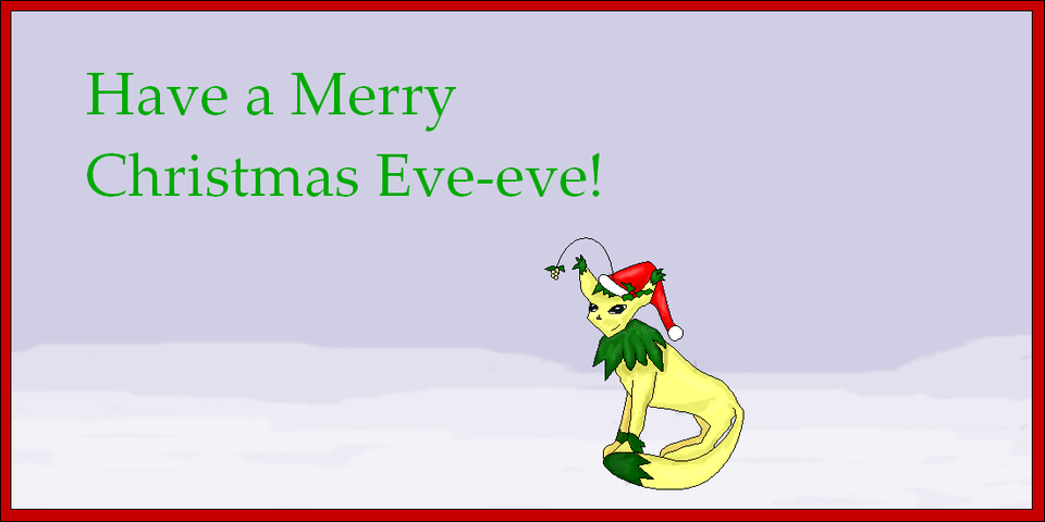 Have yourself a Merry Christmas Eevee!