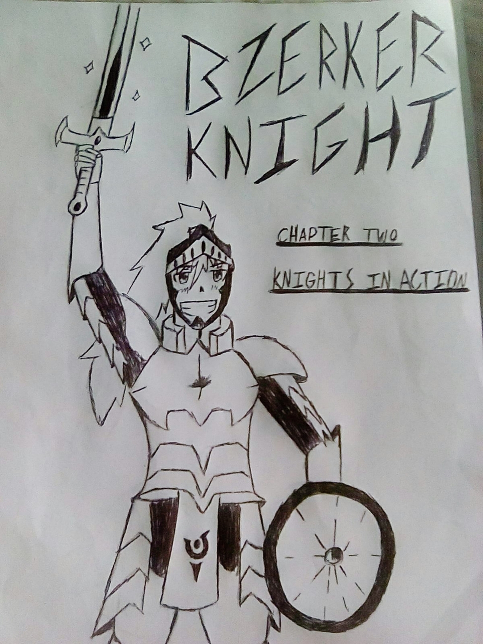 B Zerker Knight Chapter two cover page