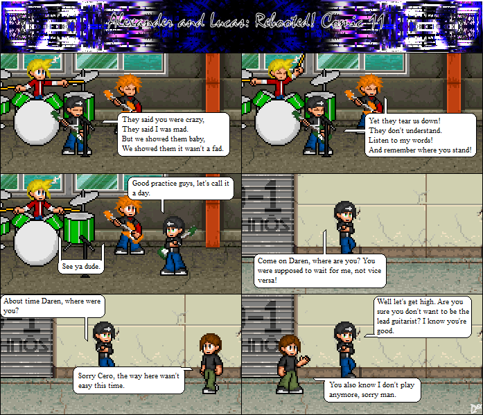 Comic 11: For the Band