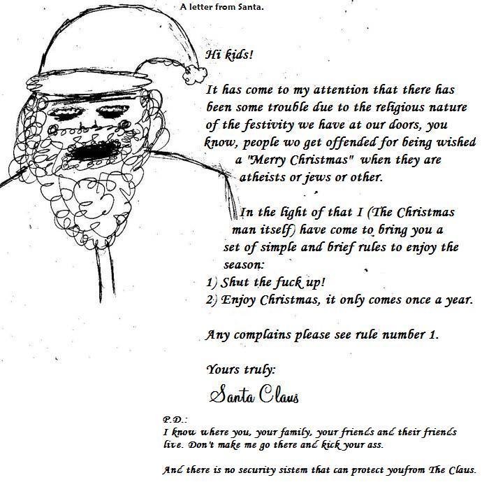 An open letter from Santa