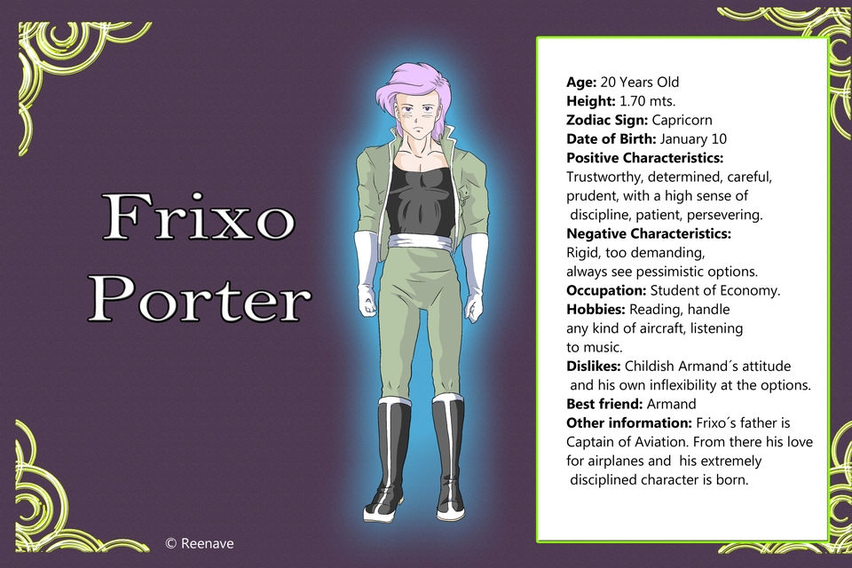  Character Profile - Frixo Porter