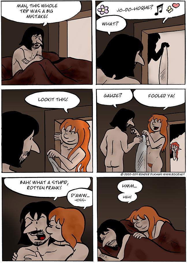 Pranksterism is in the blood.