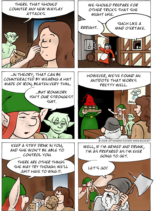 Never mess with a drunken gnome!