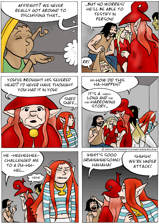It's hilahaha-hilahaha- harrowing.