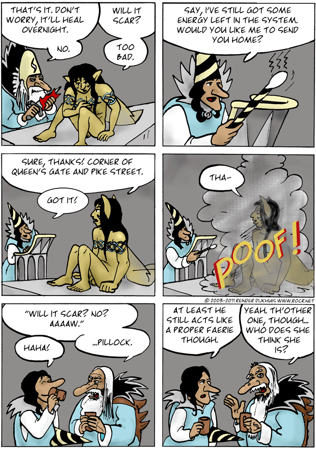 And 'poof' he goes...