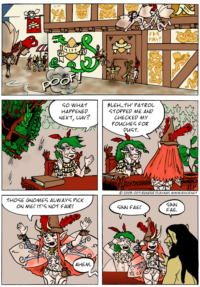 At Sinn Fae headquarters