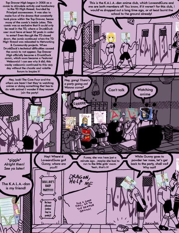 Top Drawer High Featured Webcomic Party! Page 3