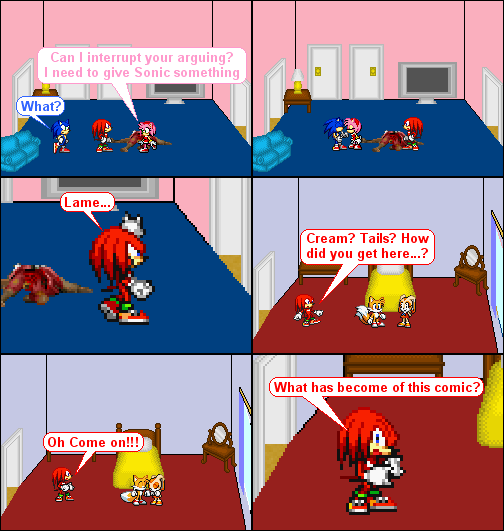 Knuckles and the 4th wall vs Relationships