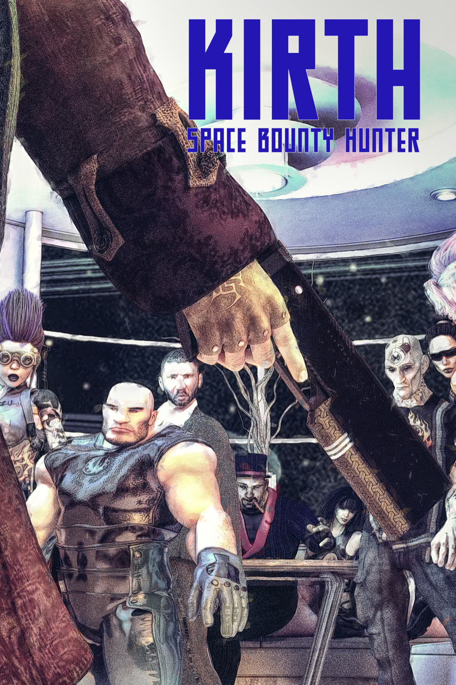 Kirth: Space Bounty Hunter (Issue #1 Cover)
