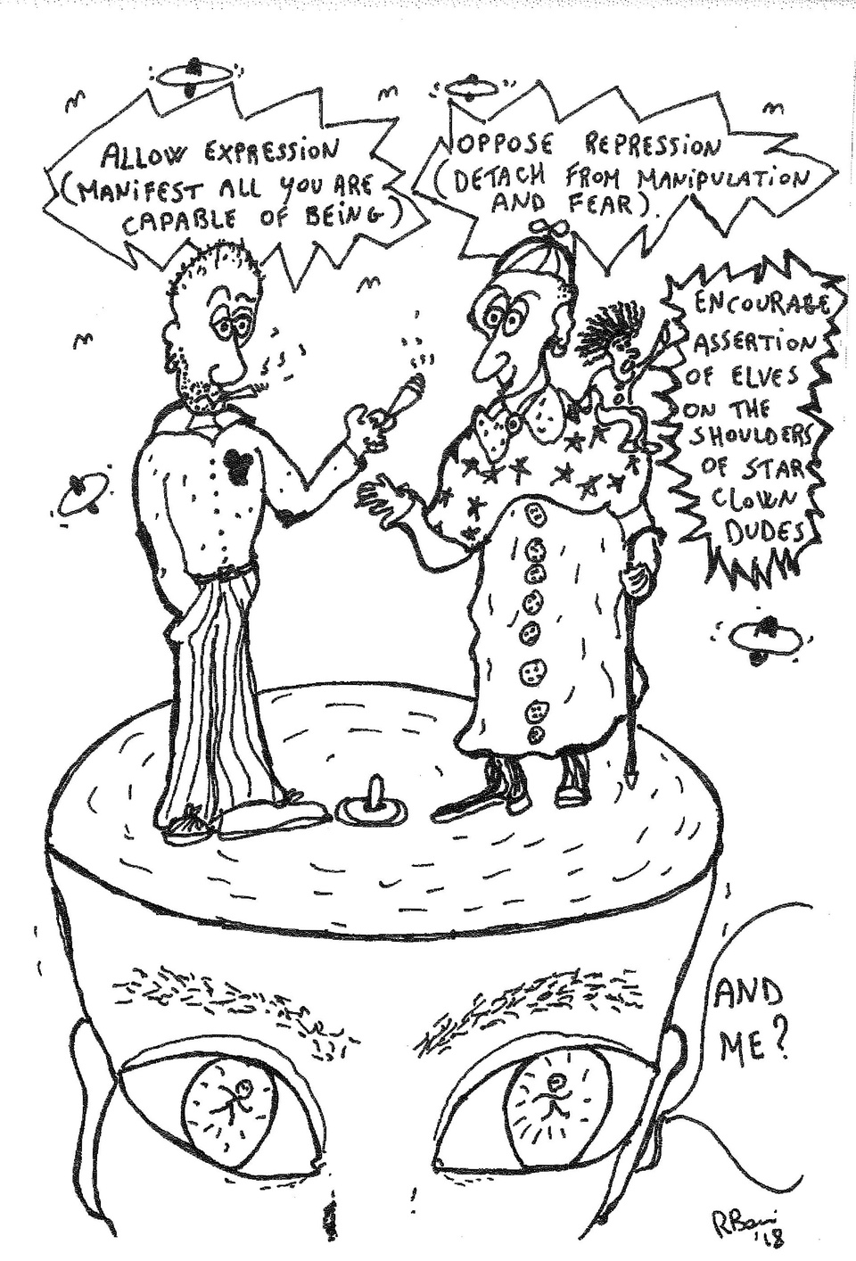 Allow Expression / Oppose Repression