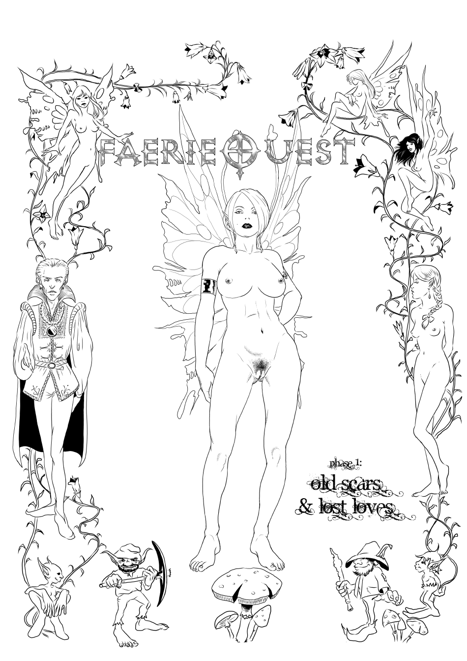 Faeriequest Phase 1 inlay cover