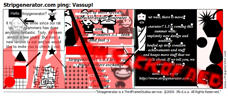 Stripgenerator.com ping: Vassup!