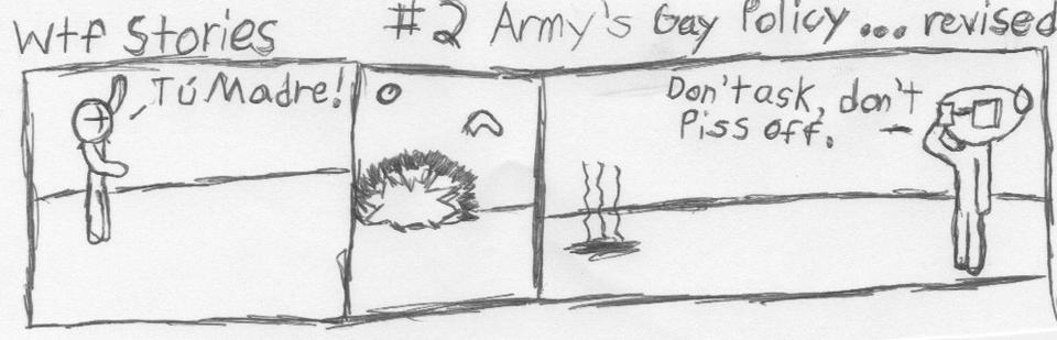 Armies Policy on Gays.......revised!