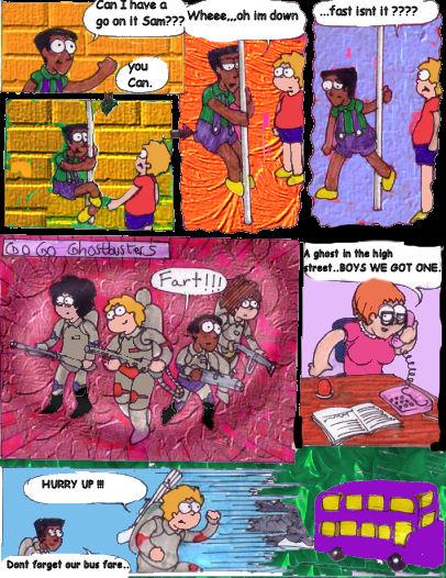 Sam and Javon Ghostbusters Page 4