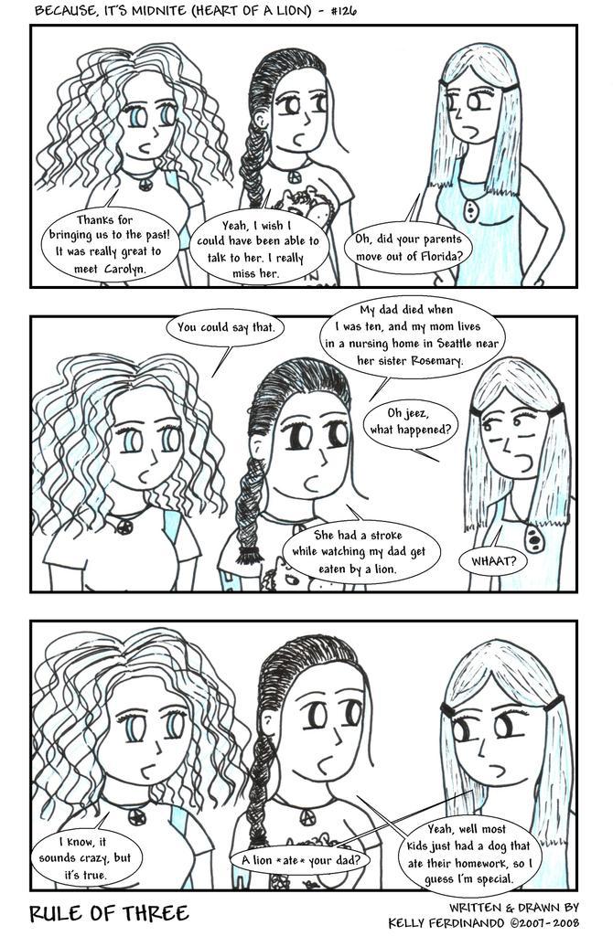 #126 - Because, It's Midnite (Heart of a Lion)