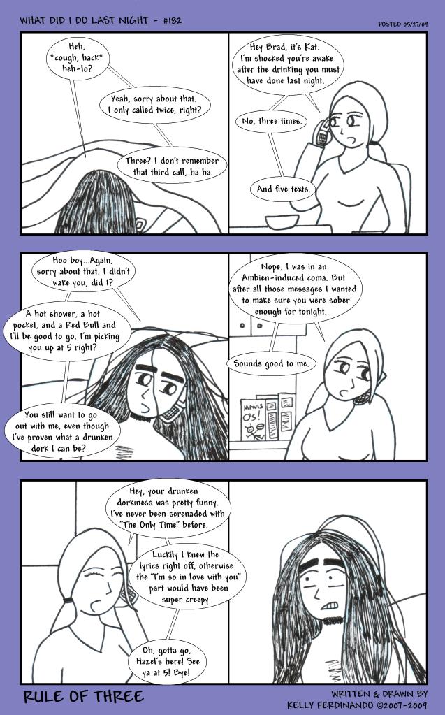 #182 - What Did I Do Last Night