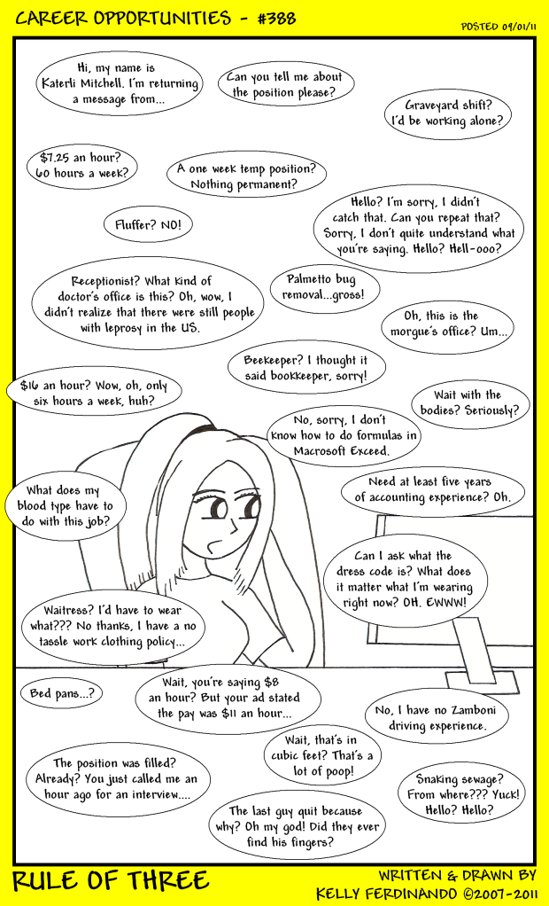 #388 - Career Opportunities?