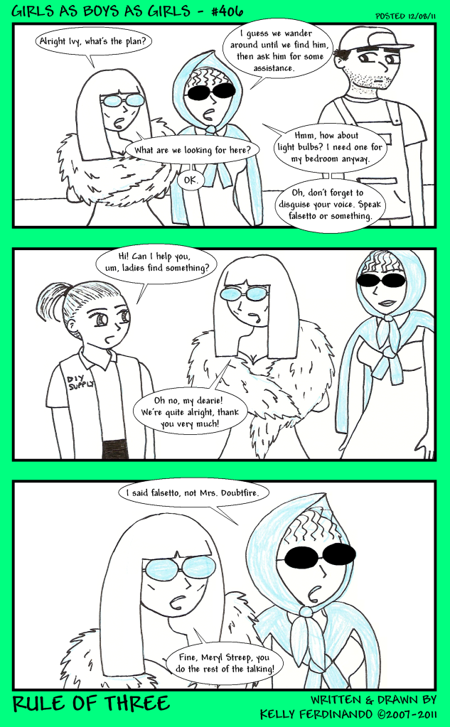 #406 - Girls As Boys As Girls