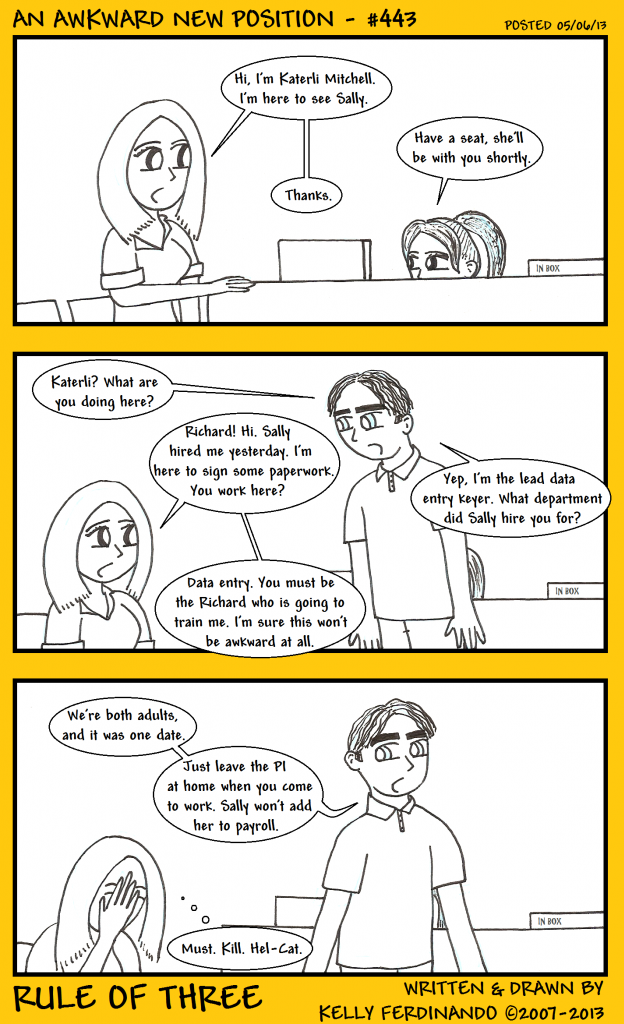 #443 - An Awkward New Position