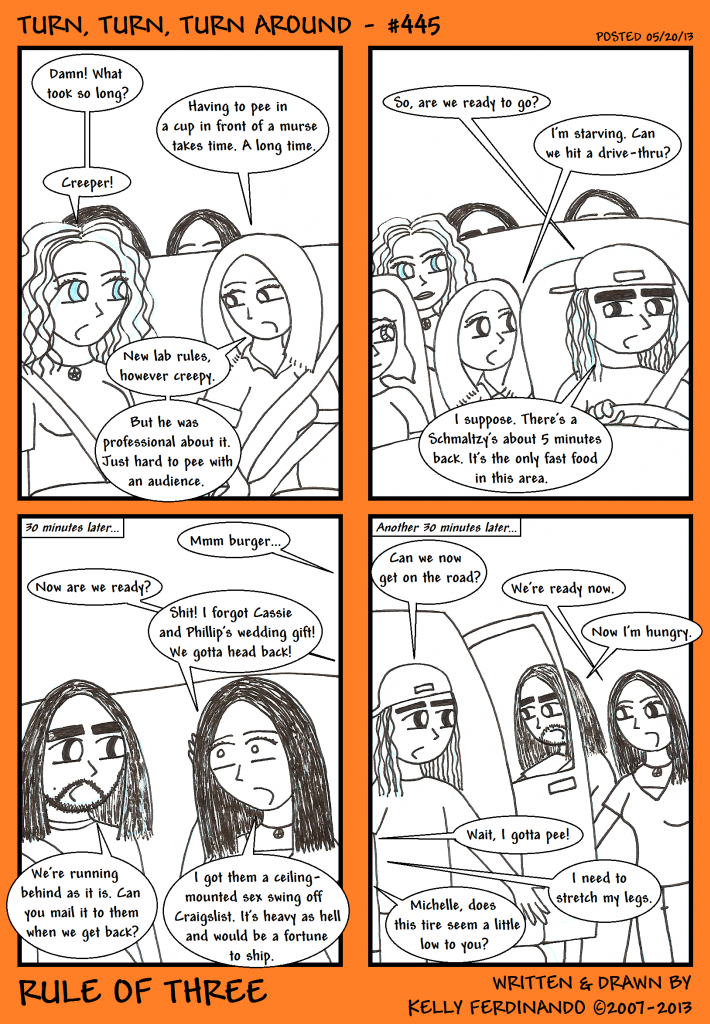 #445 - Turn, Turn, Turn Around