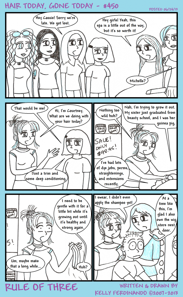 #450 - Hair Today, Gone Today