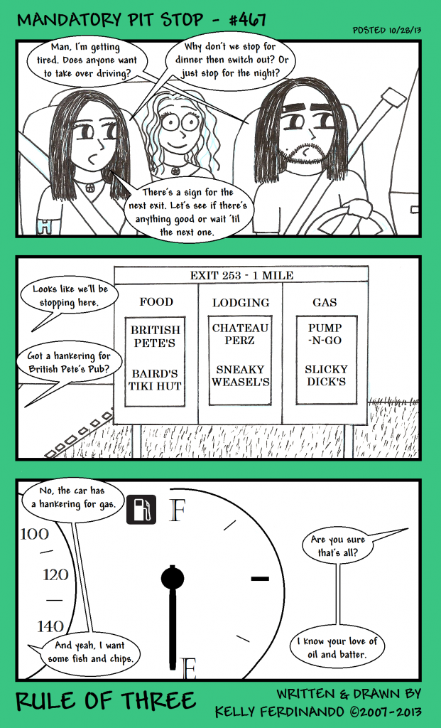 #467 - Mandatory Pit Stop