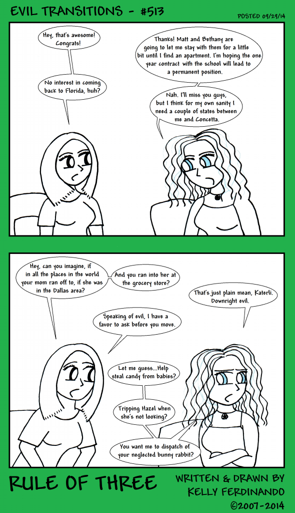 #513 - Evil Transitions