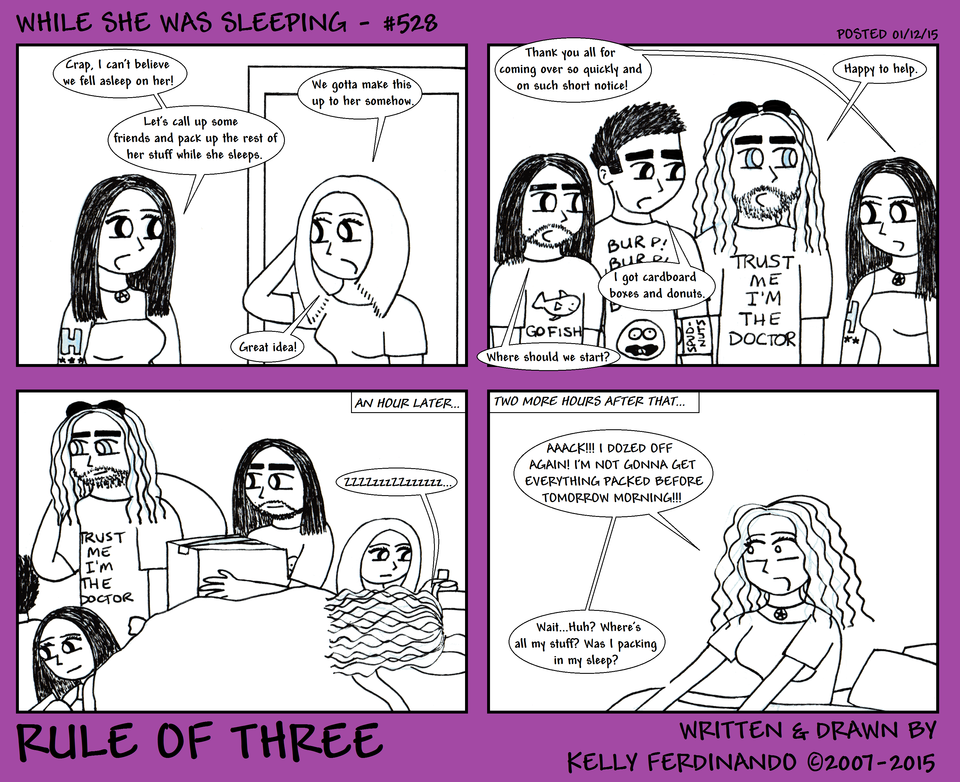 #528 - While She Was Sleeping